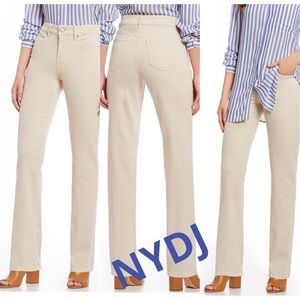 NYDJ Jeans Cream Color Tummy Control Plus Size 16